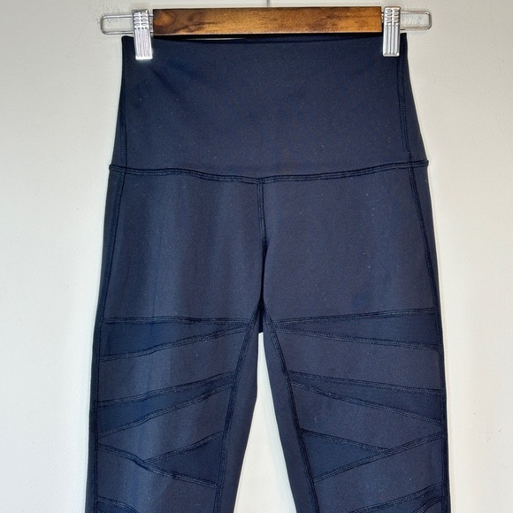 Lululemon Wunder Under Pant High Rise Tech Mesh 28" Black Size 4 - Picture 3 of 10